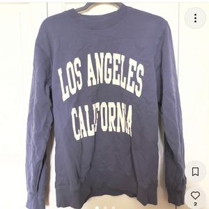 blue brandy melville crewneck!